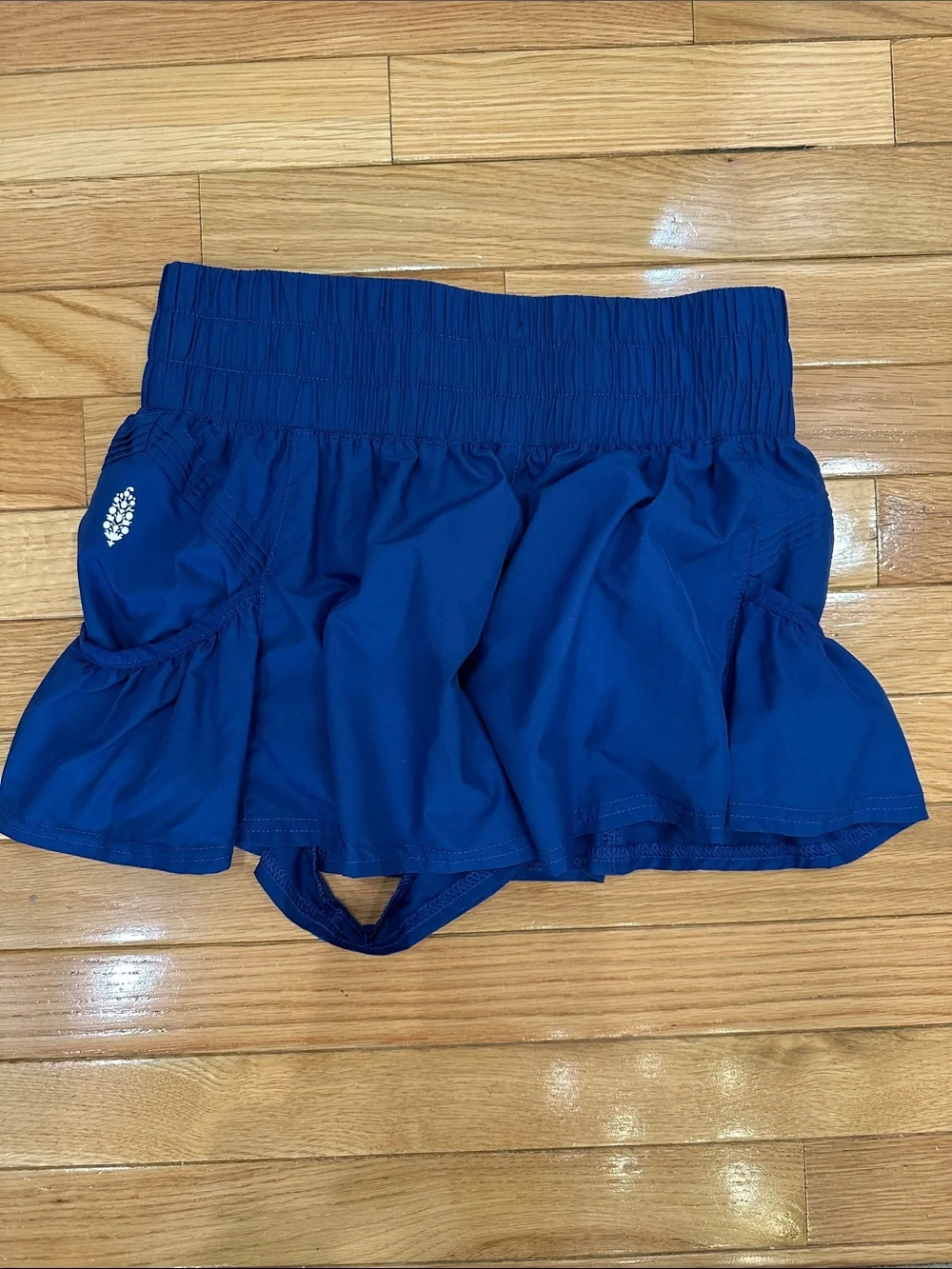 Free People Blue Athletic Running Shorts